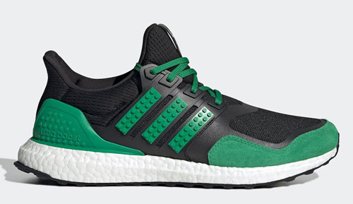 LEGO adidas ultra boost DNA black green official release dates 2021