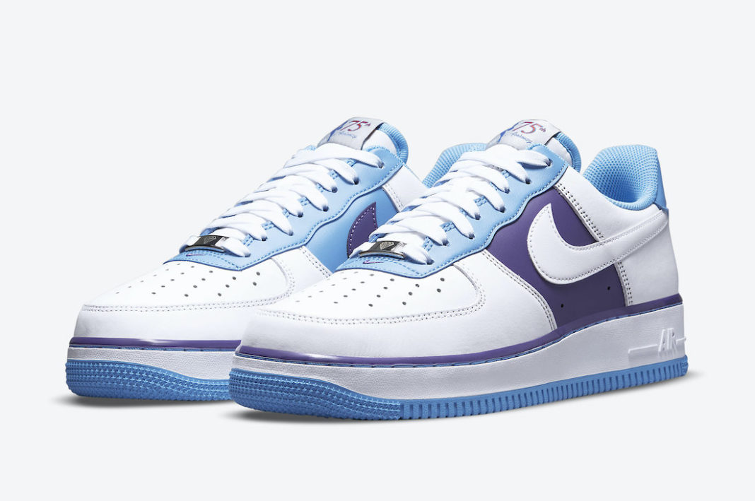 NBA Nike Air Force 1 Low Lakers 75th Anniversary DC8874-101 Release Date