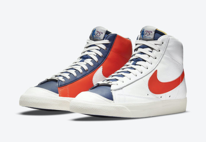 NBA x Nike Blazer Mid Knicks DD8025-100 Release Date - SBD