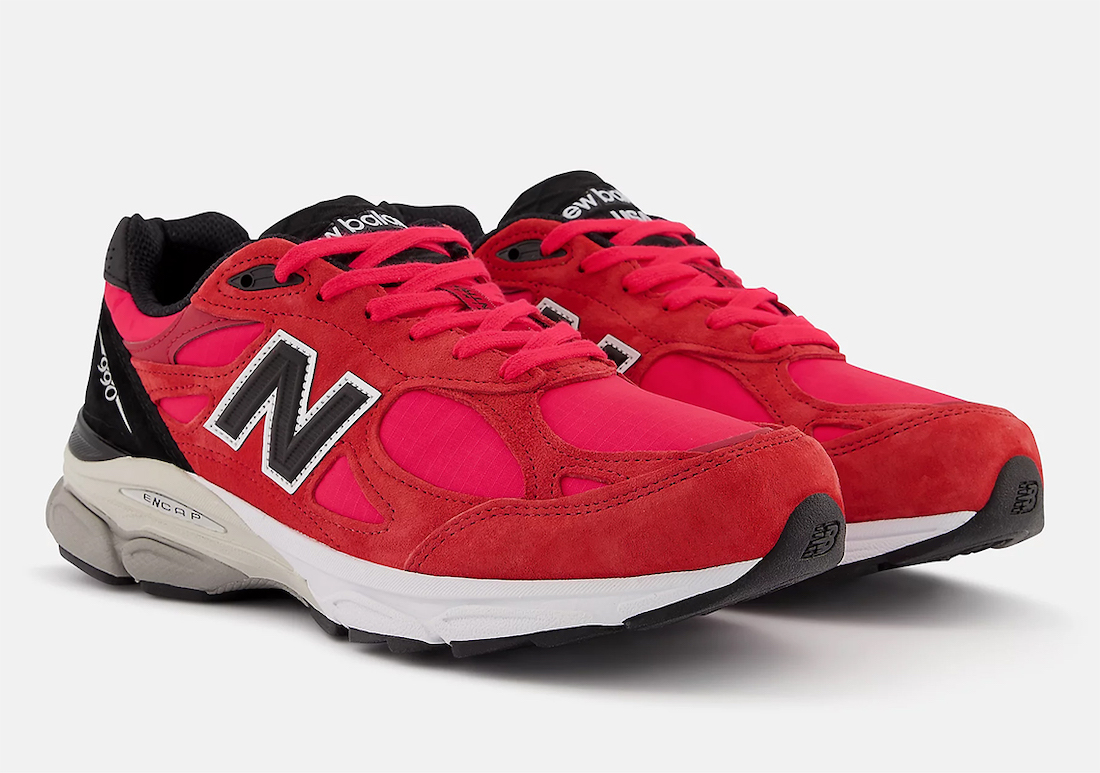 New Balance 990v3 Red Suede M990PL3 Release Date 