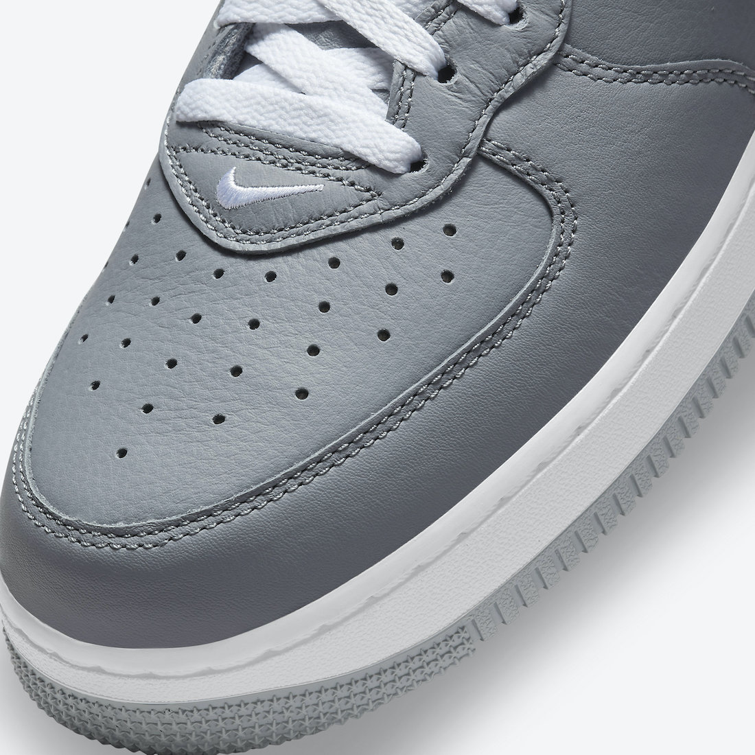 Nike Air Force 1 Mid Jewel NYC Cool Grey DH5622-001 Release Date - SBD
