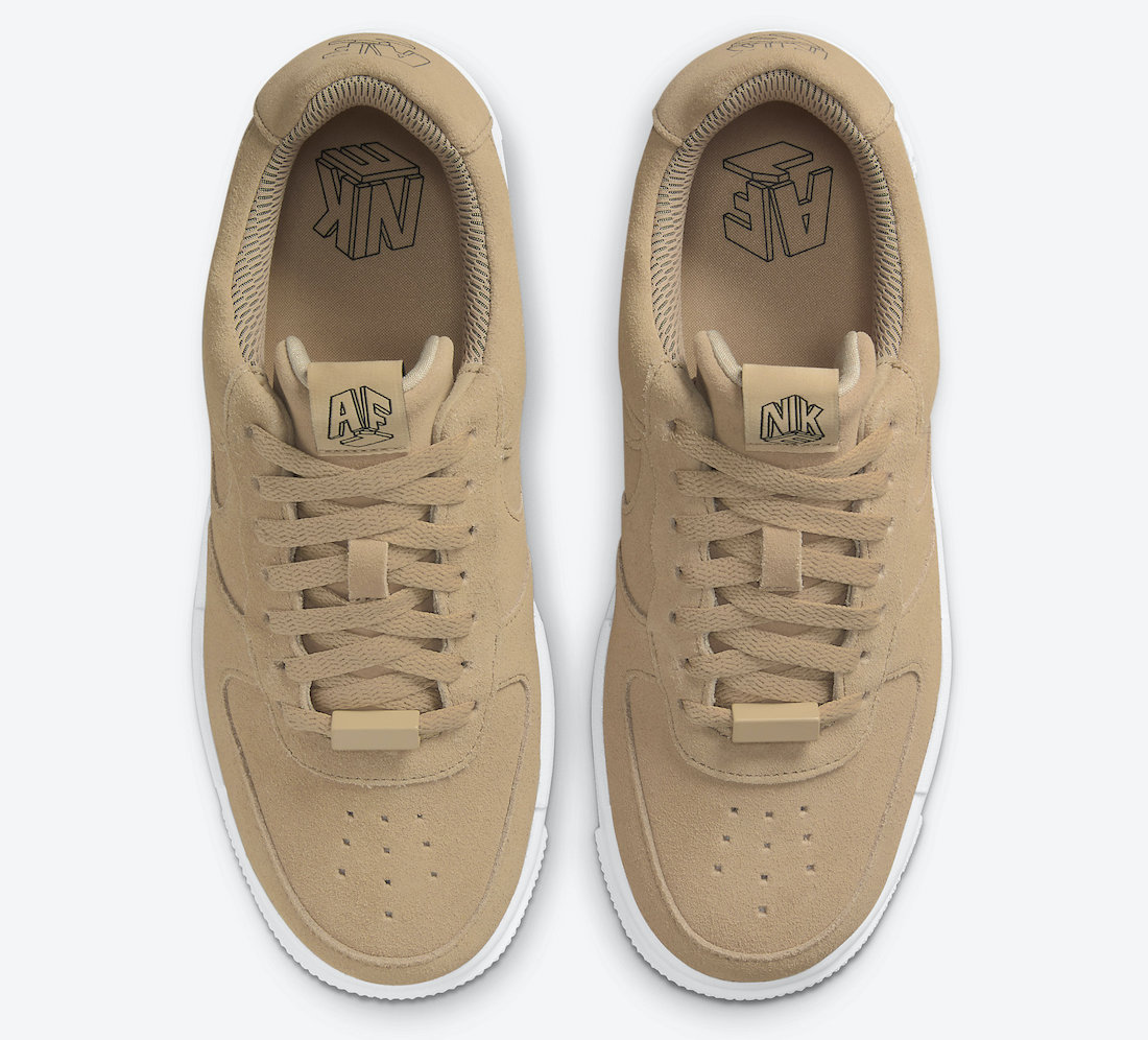 nike air force 1 suede camel