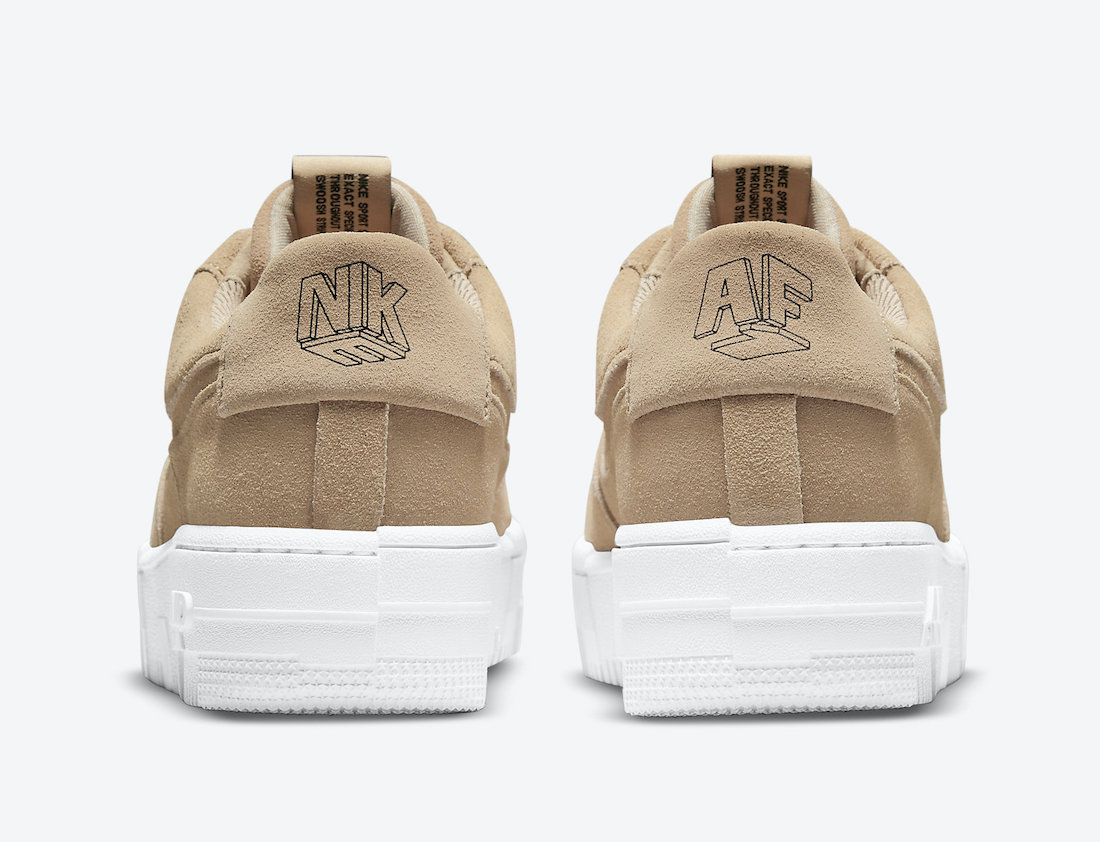 Nike Air Force 1 Pixel Tan Suede DQ5570 200 Release Date 4