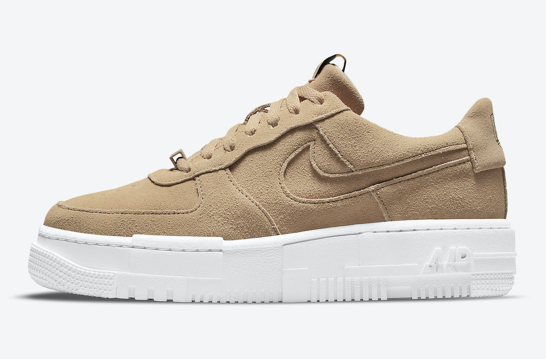 Nike Air Force 1 Pixel Tan Suede DQ5570 200 Release Date