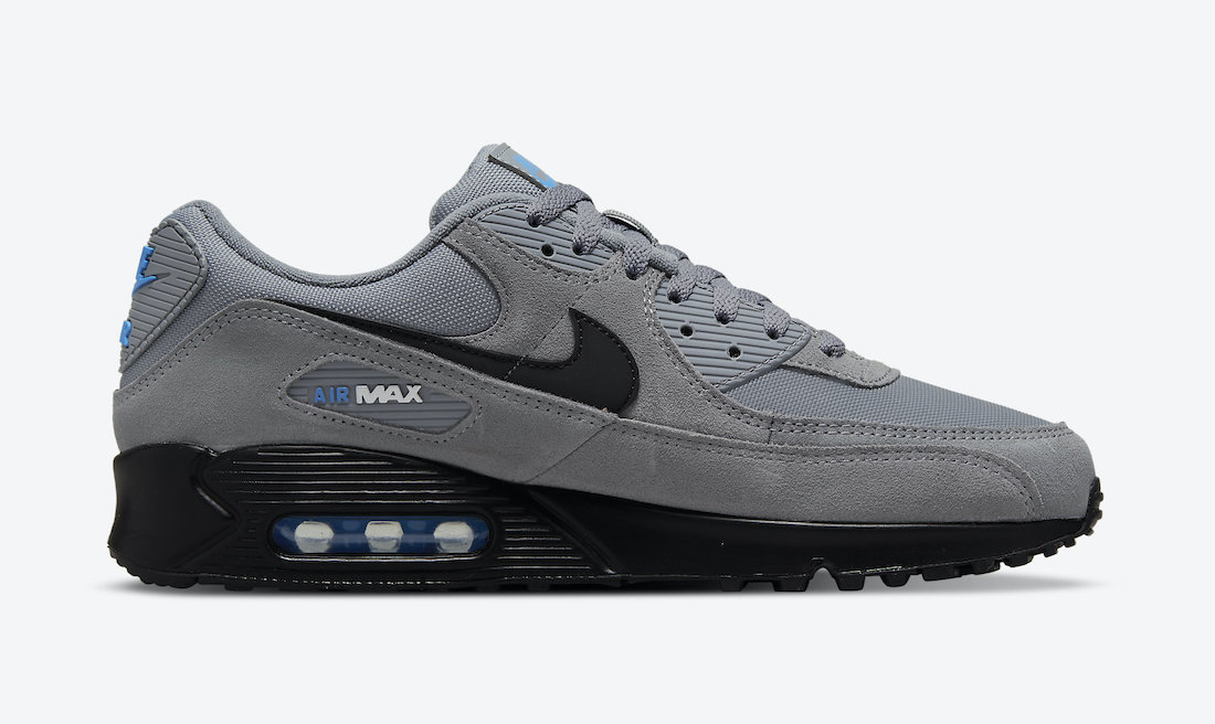 Nike Air Max 90 Grey Blue Black DO6706-002 Release Date