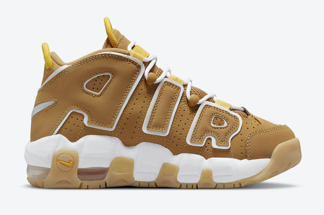 Nike Air More Uptempo Wheat GS DQ4713-700 Release Date