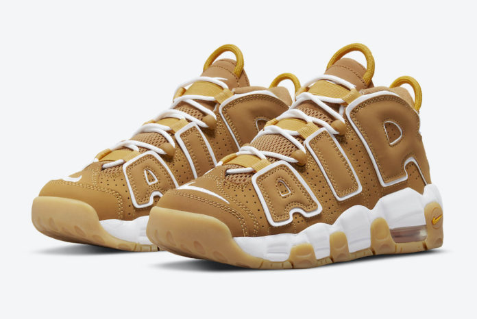 Nike Air More Uptempo Wheat GS DQ4713-700 Release Date