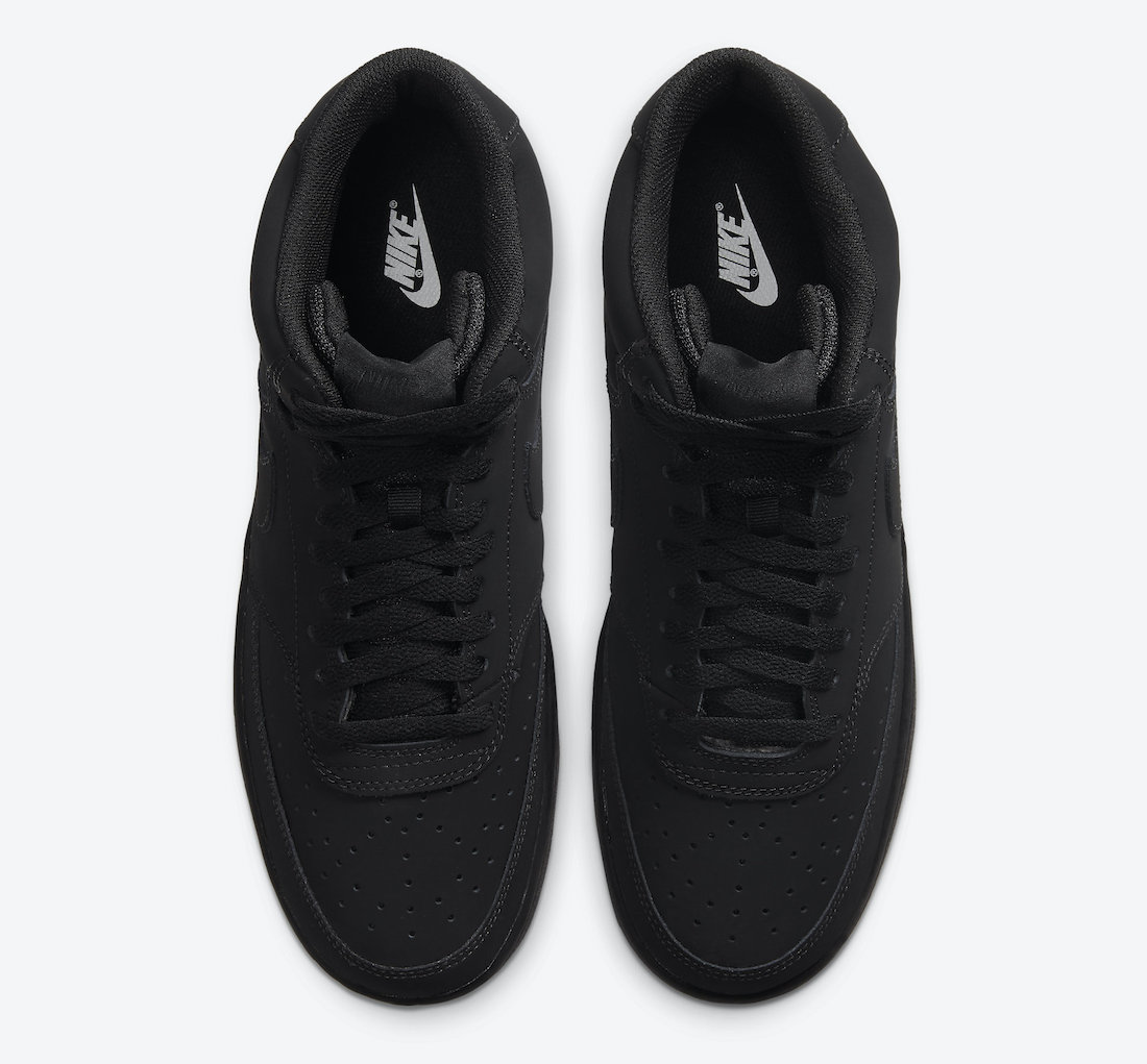 Nike Court Vision Mid Black CU6620-001 Release Date