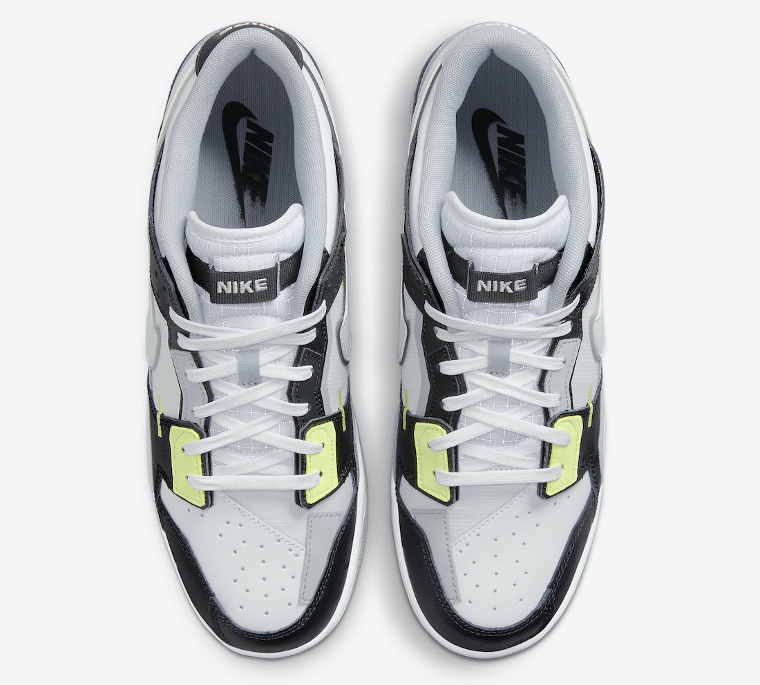 Nike Dunk Low Scrap Black White Wolf Grey Lemon Twist DC9723-001 Release Date