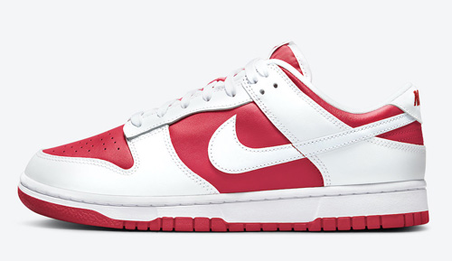 Nike Dunk Low University Red official release dates 2021