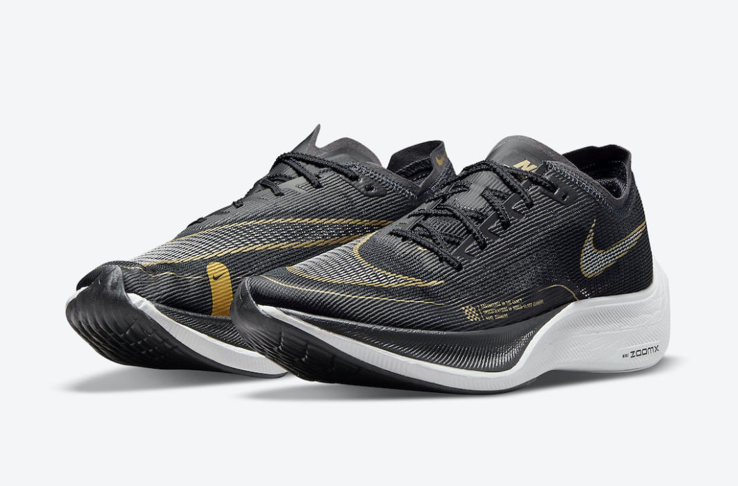 Nike ZoomX VaporFly NEXT% 2 Black Gold CU4111-001 Release Date - SBD