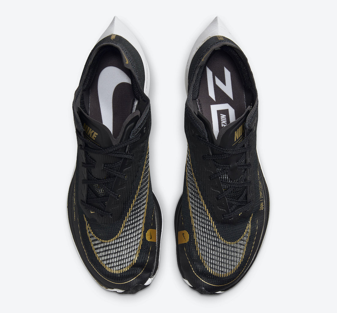 Nike ZoomX VaporFly NEXT% 2 Black Gold CU4111-001 Release Date - SBD