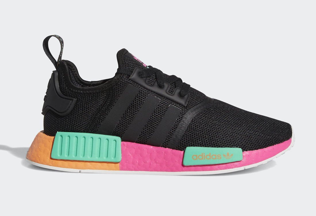 adidas NMD R1 WMNS Core Black Shock Pink FX4459 Release Date