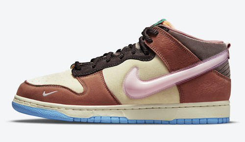 social status nike dunk mid burnt brown official release dates 2021