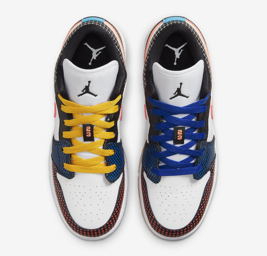 Air Jordan 1 Low GS MMD Multi-Color DH7547-100 Release Date - SBD