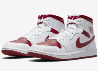 Air Jordan 1 Mid “Red Toe” Releases February 8th Air Jordan 1 Mid Red Toe BQ6472-161 Release Date