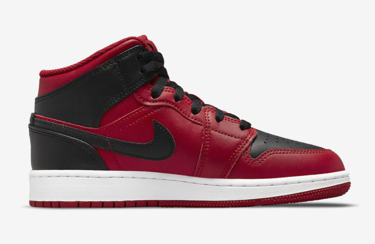 Air Jordan 1 Mid Reverse Bred 554724-660 Release Date - SBD