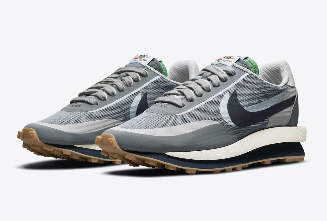 CLOT x Sacai x Nike LD Waffle "Grey