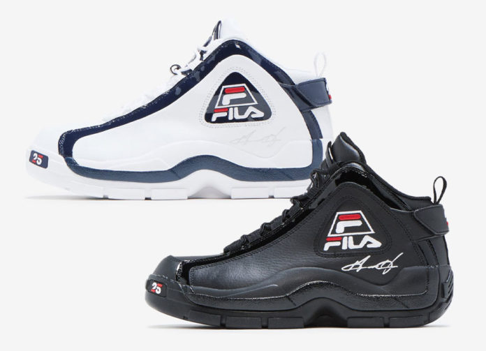 FILA GRANT HILL Ⅱ Fila Grant Hill 2 25th Anniversary (Big Kid) BLACK / WHITE