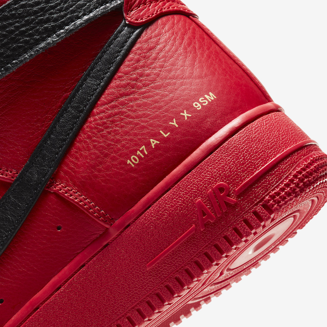 Matthew M Williams Alyx Nike Air Force 1 High University Red CQ4018-601 Release Date