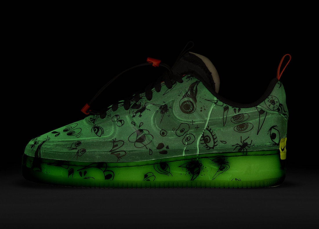 Nike Air Force 1 Experimental Halloween DC8904-001 Release Date