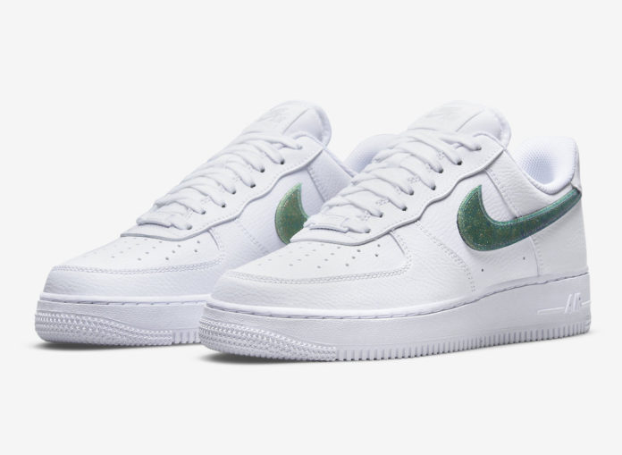 Nike Air Force 1 Low Glitter Swoosh DH4407-100 Release Date - SBD