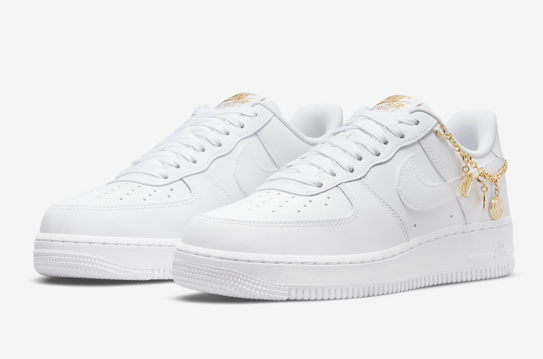 Nike Air Force 1 Low LX Lucky Charms White Gold DD1525-100 Release Date