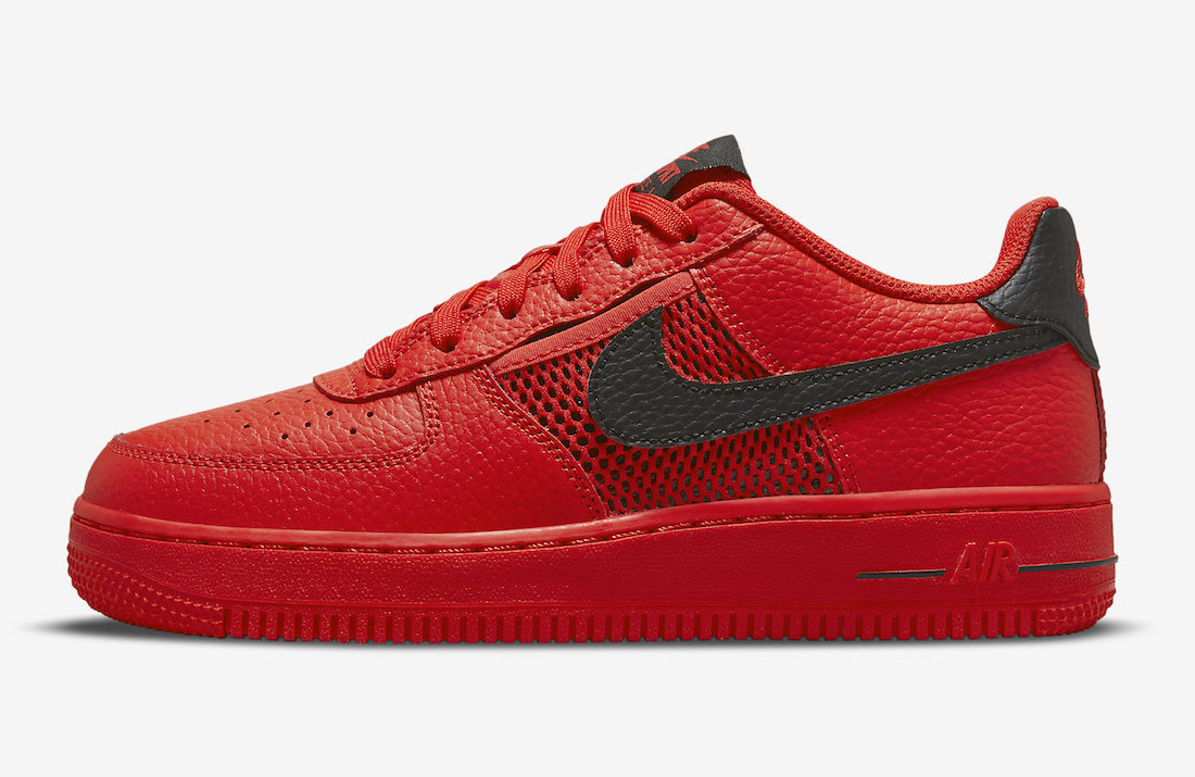 Nike Air Force 1 Low Mesh Pocket Red DH9596-600 Release Date