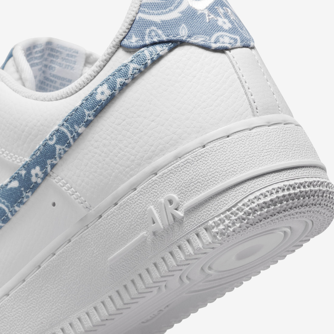 Nike Air Force 1 White Worn Blue Paisley DH4406-100 Release Date