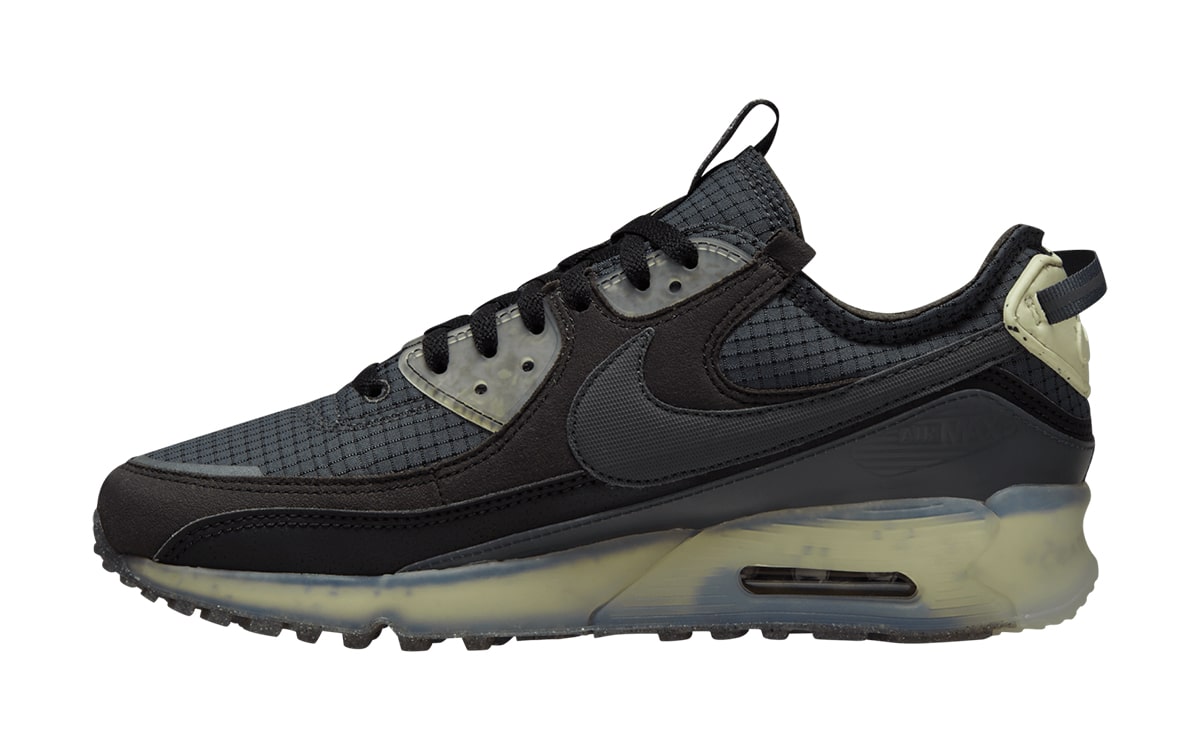 Nike Air Max 90 Terrascape Black Dark Grey Lime Ice Anthracite DH2973-001 Release Date