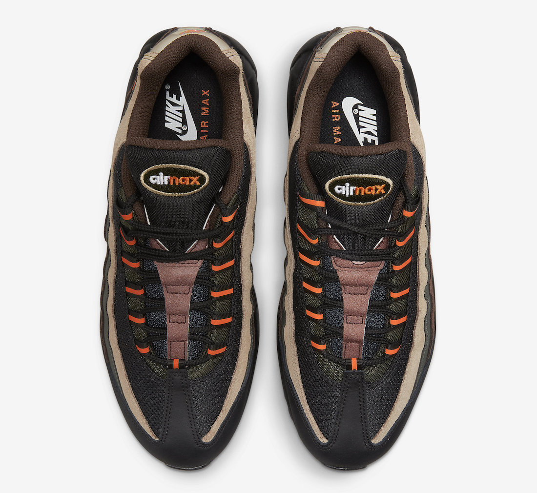 Nike Air Max 95 Dark Army Orange Blaze DH4754-300 Release Date