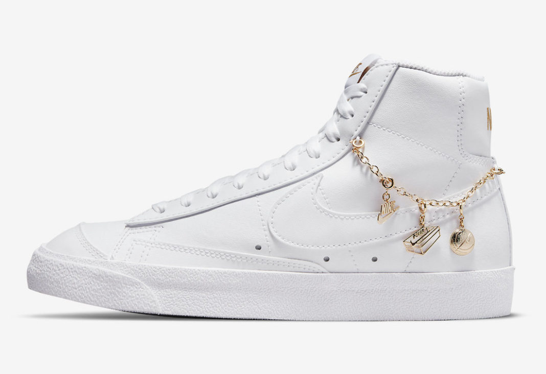Nike Blazer Mid Luck Charms White Gold DM0850-100 Release Date