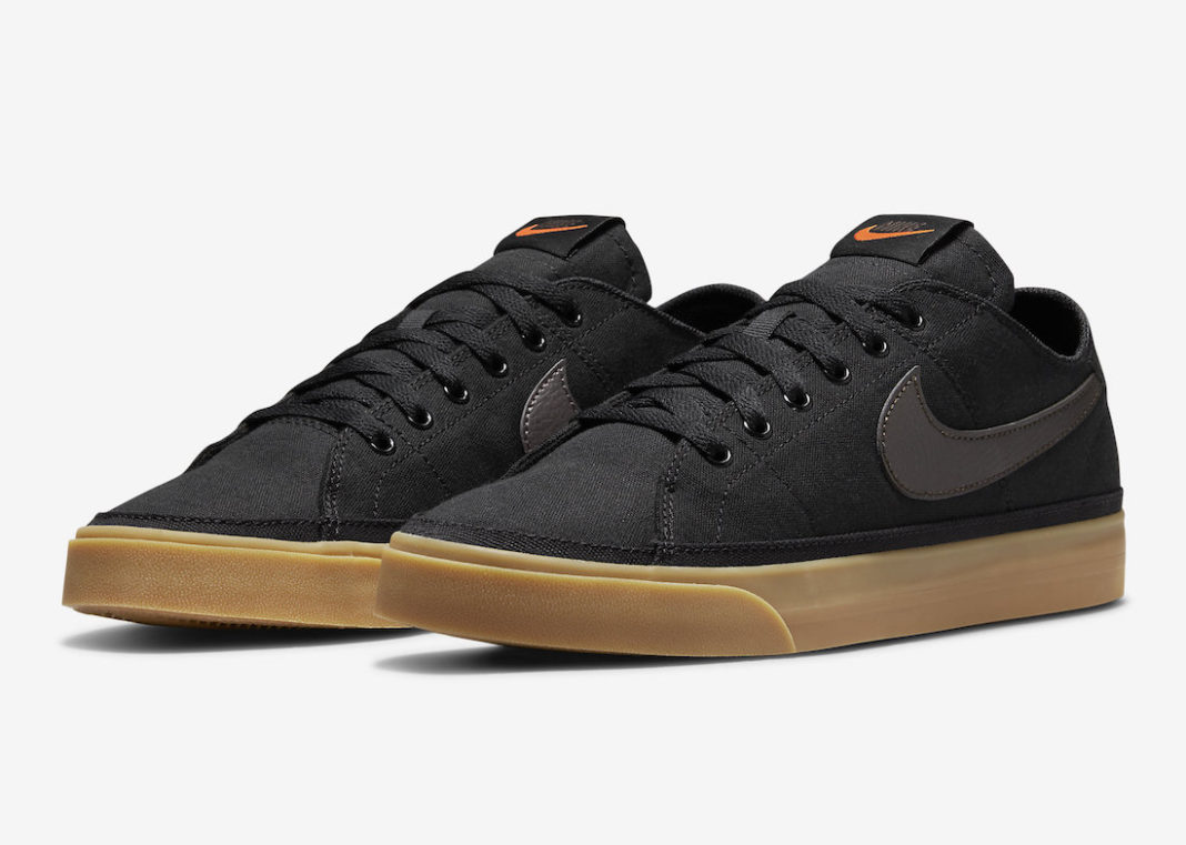 Nike Court Legacy Canvas Black Gum CW6539 004 Release Date SBD
