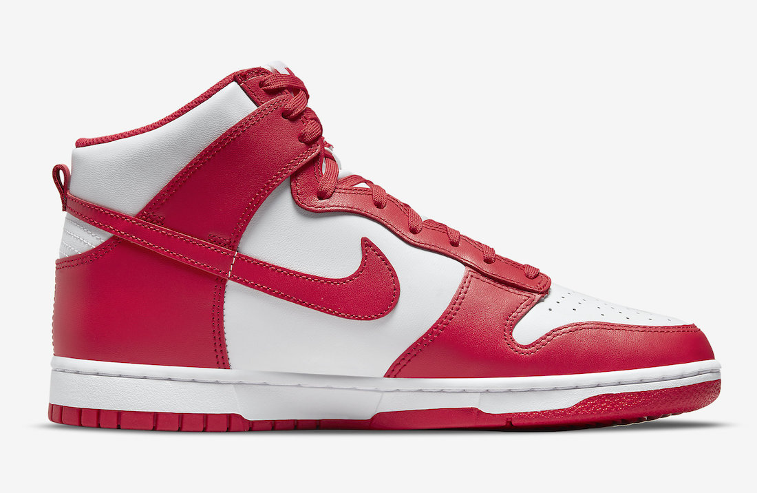 Nike Dunk High White University Red DD1399-106 Release Date