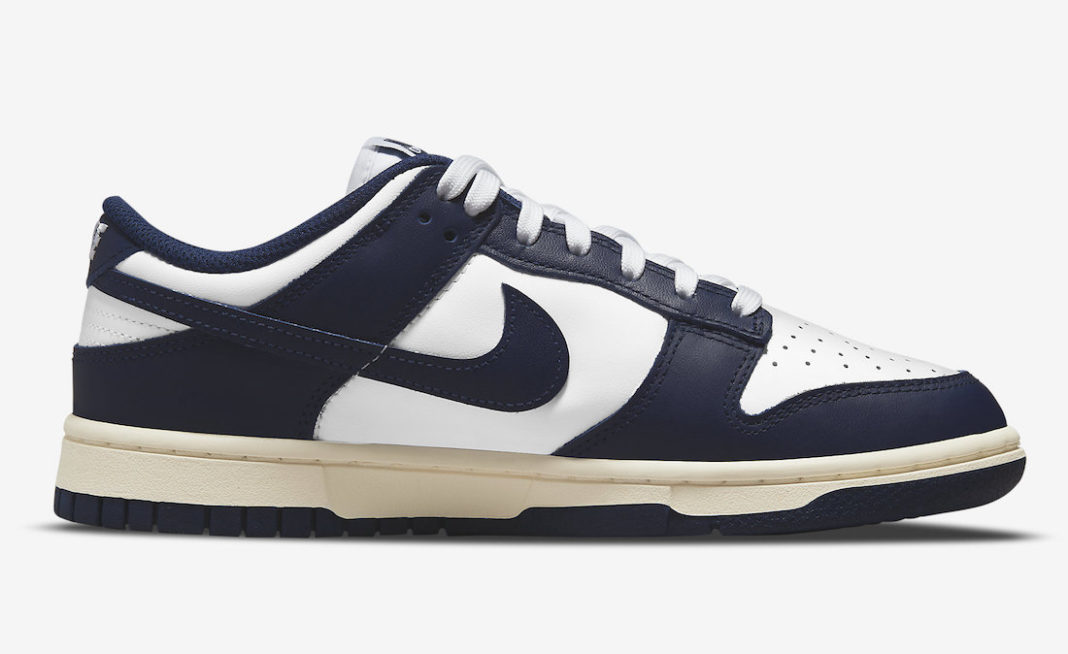 Nike Dunk Low Vintage Navy WMNS DD1503-115 Release Date - SBD