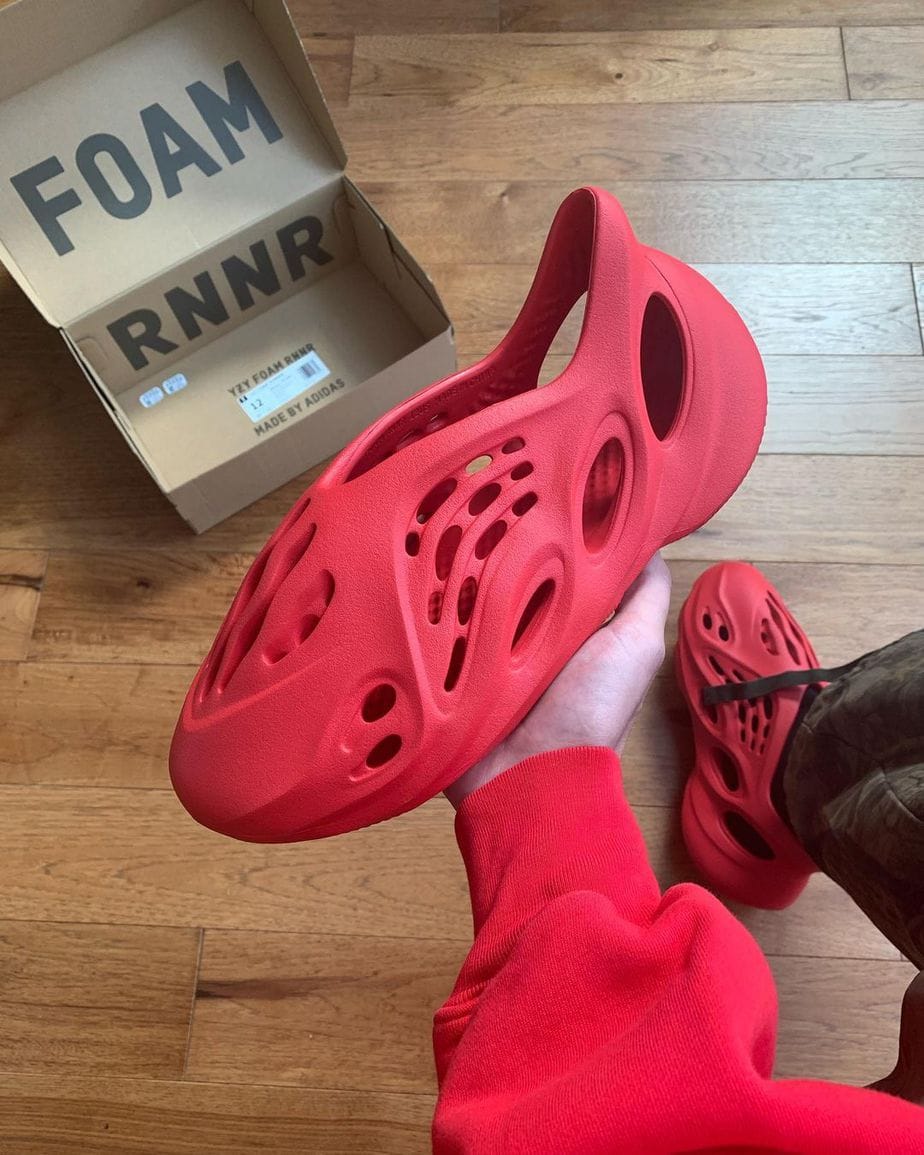 Red adidas Yeezy Foam Runner Vermilion GW3355 Release Date