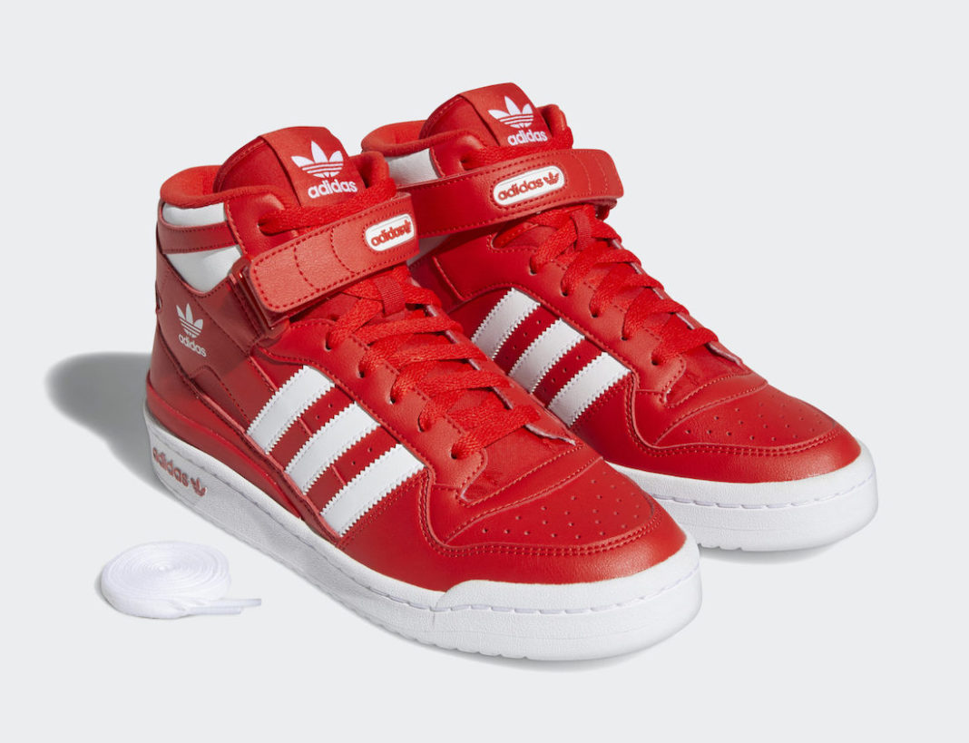 adidas Forum Mid Red White GY5792 Release Date - SBD