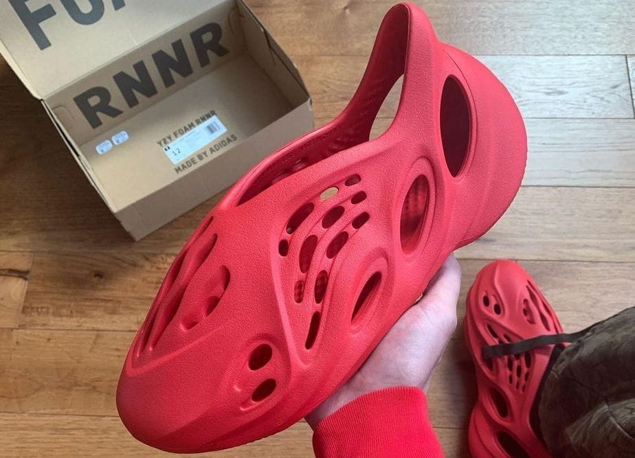 adidas Yeezy Foam Runner Red Vermilion GW3355 2021 Release Date