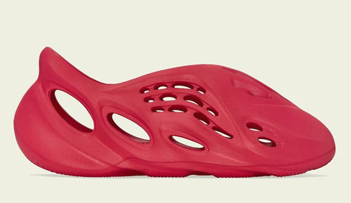 adidas Yeezy foam runner vermillion red october official release dates 2021
