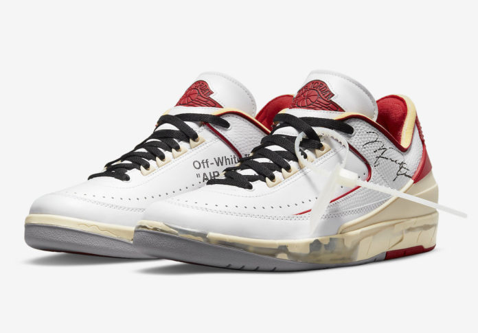 Off-White x Air Jordan 2 Low White Red DJ4375-106 Release Date 