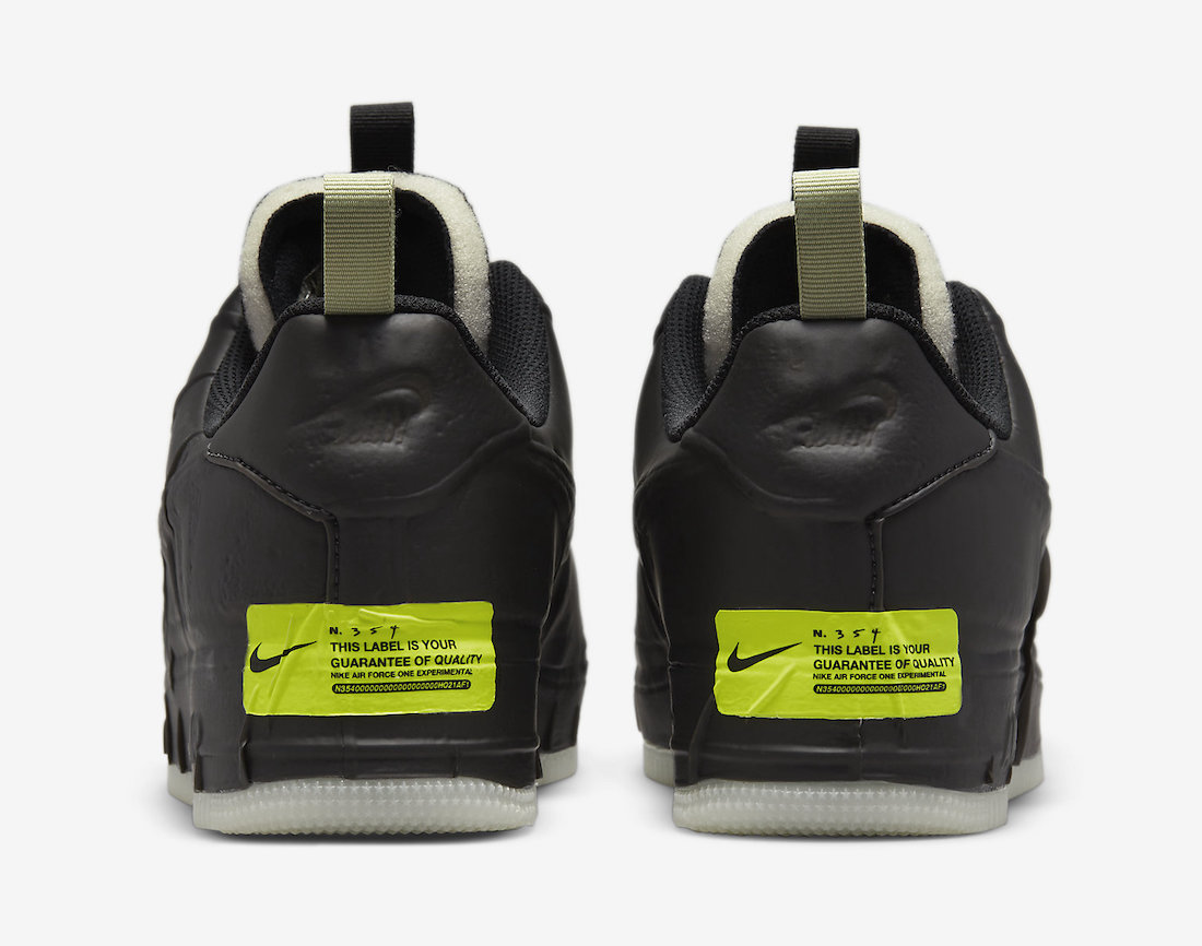Nike Air Force 1 Low Experimental Black Glow DJ9780-001 Release Date