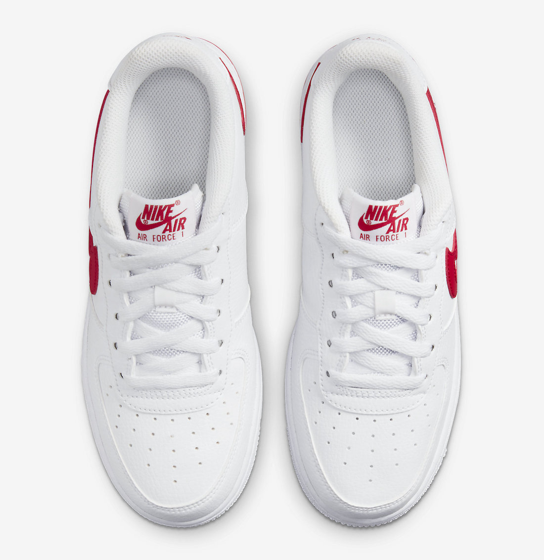 Nike Air Force 1 Low FM White Red DR7970-100 Release Date - SBD