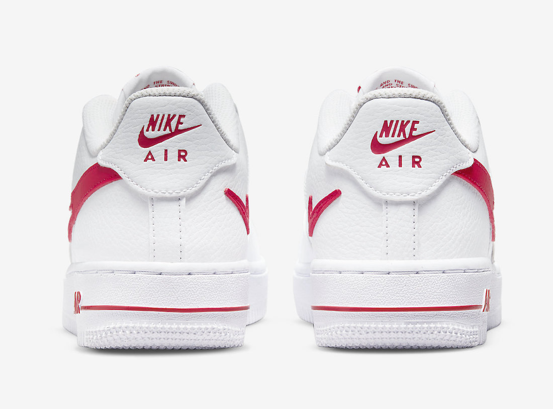 Nike Air Force 1 Low FM White Red DR7970-100 Release Date