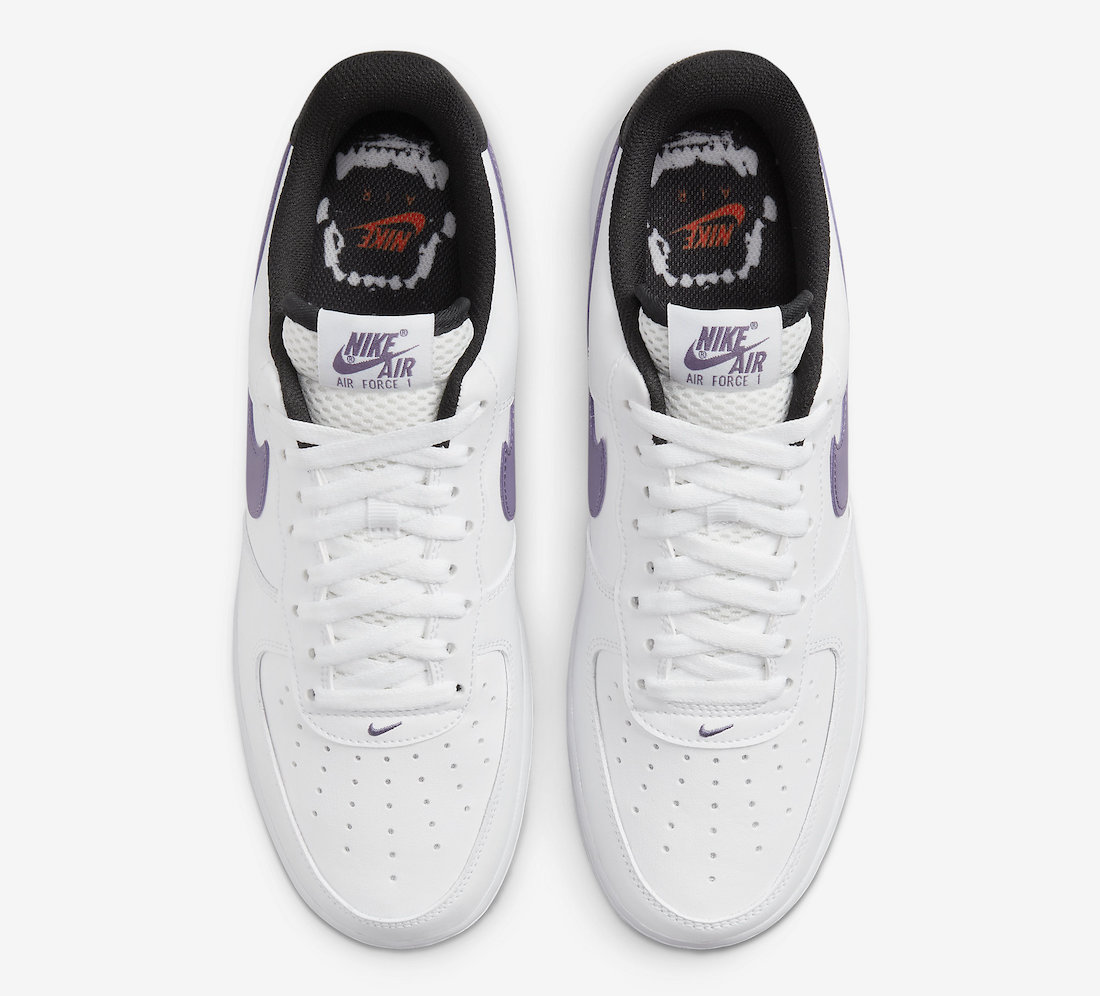 Nike Air Force 1 Low Hoops White Canyon Purple DH7440 100 Release Date 3