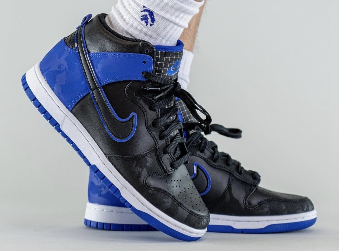 SBD royal blue dunks - Allan Houston in the Nike Air Zoom Vis Uptempo DD3359 - have