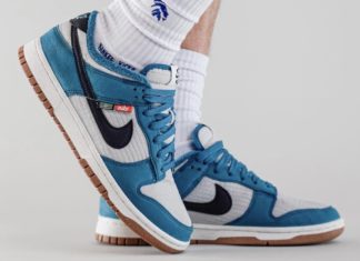 Nike Dunk Low Toasty Rift Blue DD3358-400 Release Date On-Feet