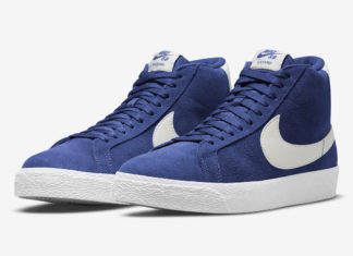 Nike SB Blazer Mid Blue White 864349 403 Release Date 324x235