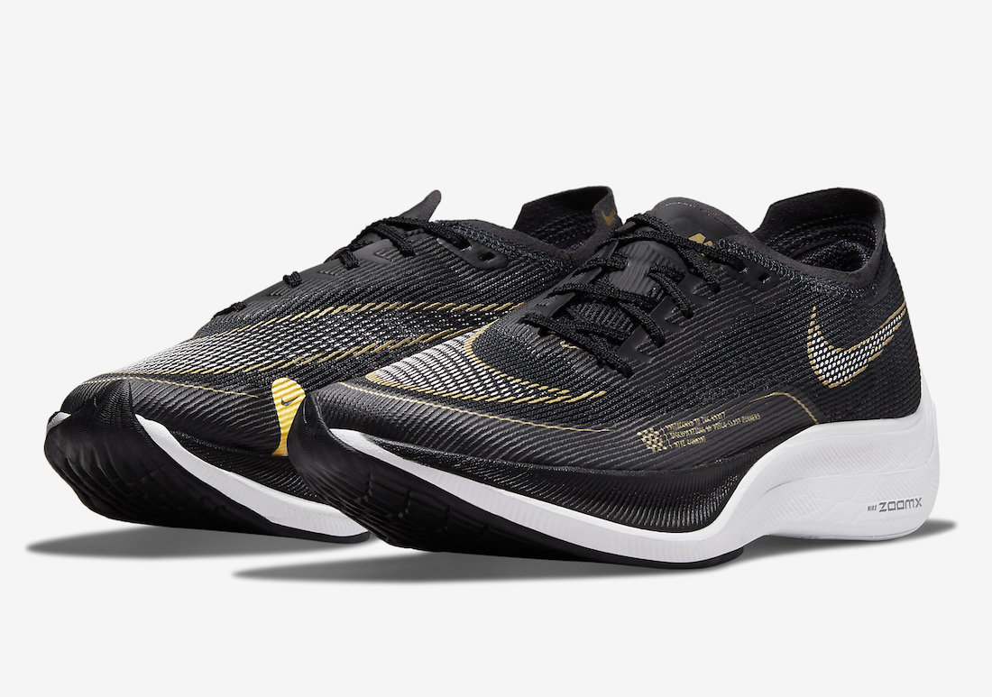 nike Popular ZoomX VaporFly NEXT 2 Black Gold Coin CU4123-001 Release Date
