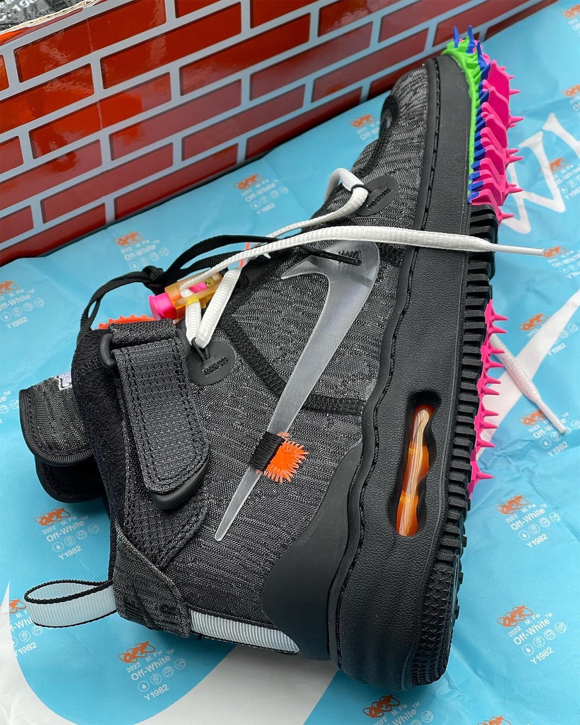 Off-White Nike Air Force 1 Mid Black DO6290-001 Release Date Pricing