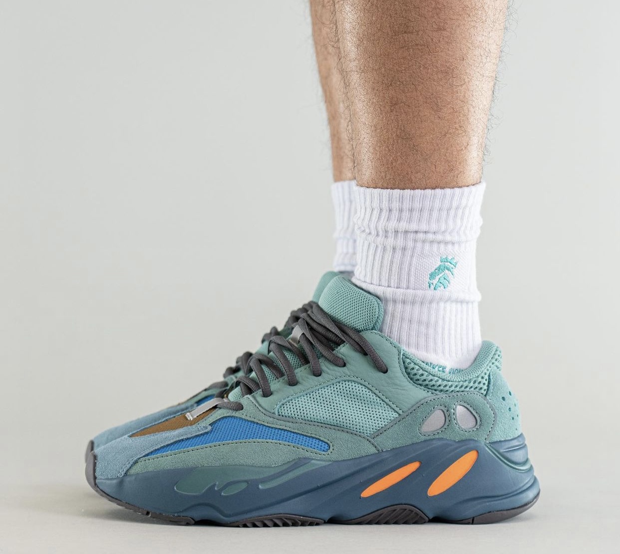adidas Yeezy Boost 700 Faded Azure GZ2002 Release event On Feet 1